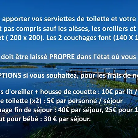 Apartment T2, 50m Du Lac, Piscine, Wifi, Jardin Terrasse Sans Vis-a-vis, 1 A 4 Pers *