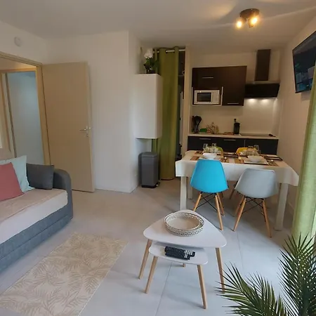 Apartment T2, 50m Du Lac, Piscine, Wifi, Jardin Terrasse Sans Vis-a-vis, 1 A 4 Pers