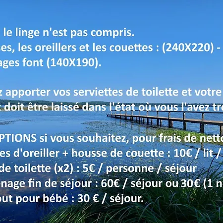 T2, 50m Du Lac, Piscine, Wifi, Jardin Terrasse Sans Vis-a-vis, 1 A 4 Pers Apartment