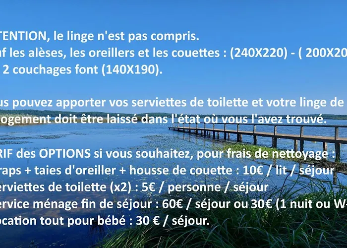 T2, 50m Du Lac, Piscine, Wifi, Jardin Terrasse Sans Vis-a-vis, 1 A 4 Pers Apartmán